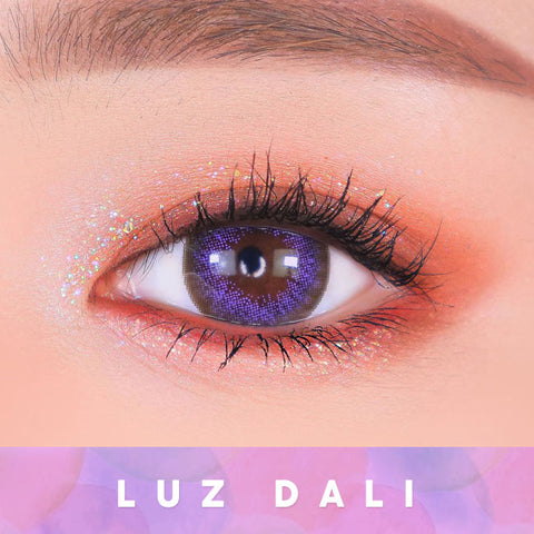Toric Lens Luz Dali Violet | Colored Contacts For Astigmatism eye detail