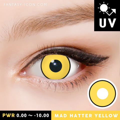 Mad Hatter Yellow Contacts