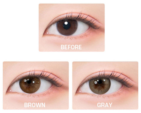 brown gray contacts 1day 10Lenses