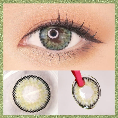 Toric Lens Green Colored Contacts For Astigmatism Moist Barbie