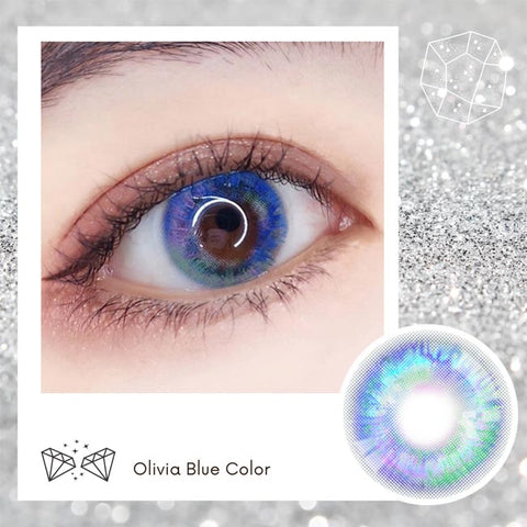 Halloween Natural Blue Colored Contacts