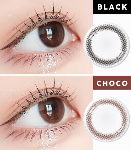 Perfect natural Chocolate Brown Colored Contacts