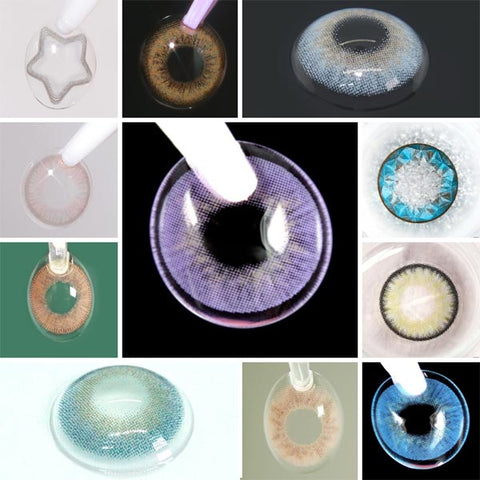 Preventive care for colored contact lenses