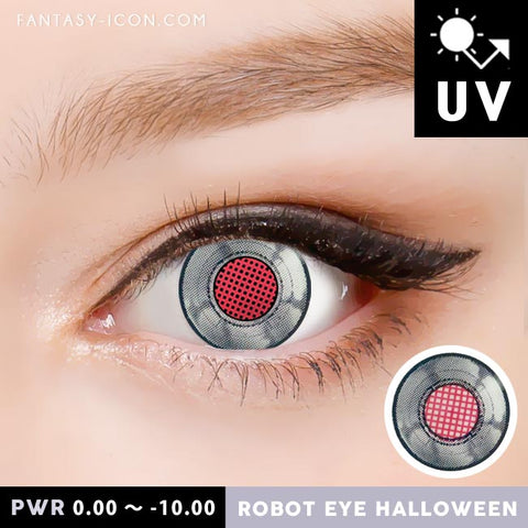 Robot Eye Contacts Halloween Lenses Prescription