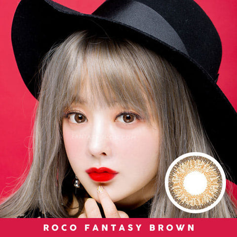 Roco Fantasy Natural Brown contact lens