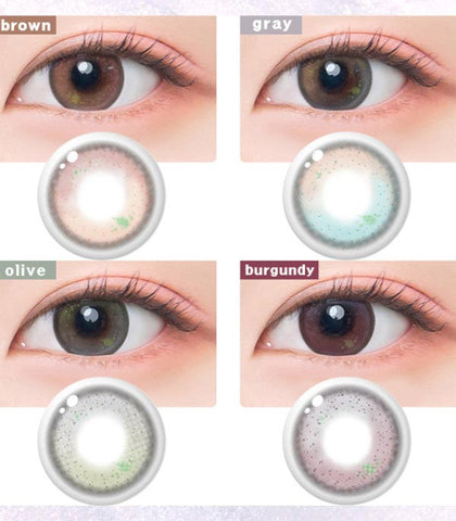 1 DAY Silicone hydrogel Srarry color contacts 10 Lenses