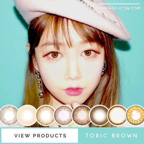 Toric Colored Contacts for Astigmatism - Lottie Soa Brown 4