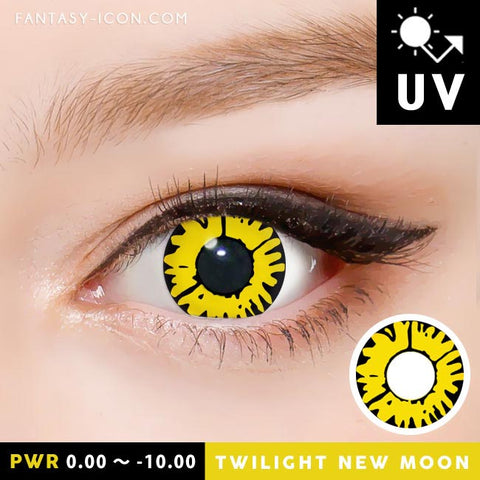 Twilight New Moon Yellow Contacts Vampire Contacts