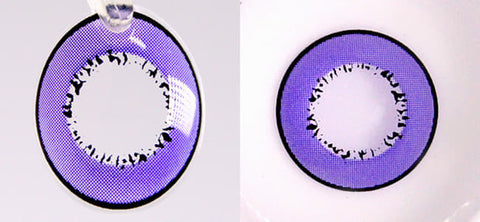 UV Halloween violet lens