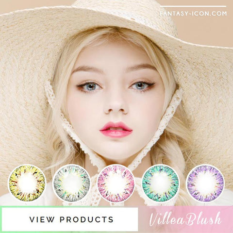 Colored Contacts Villea Blush - Circle Lenses