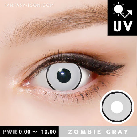 Zombie Gray Contacts