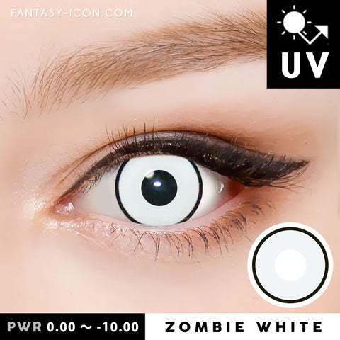 Zombie White Contacts