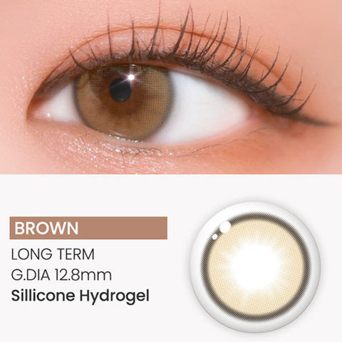Toric brown lens angel rose Siliconehydrogel colored contacts for Astigmatism