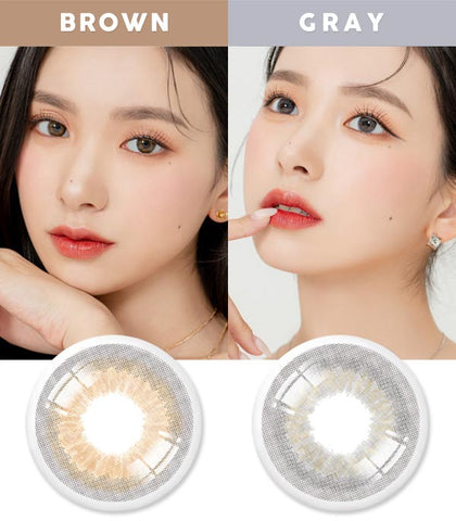 Ivy brown gray contacts monthly