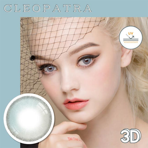 Cleopatra 3D gray contacts