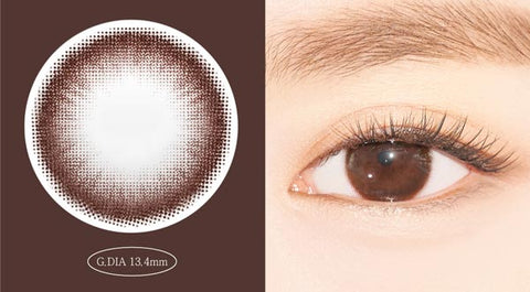 1Day Choco Brown Colored Contacts Dreamy JUST