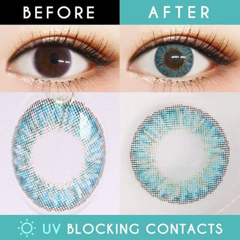 Innovision Glossy ardor Aqua contacts UV Blocking Contact lens