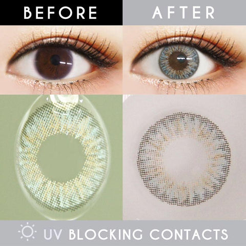 Innovision Glossy ardor Gray contacts | UV Blocking Contact lens