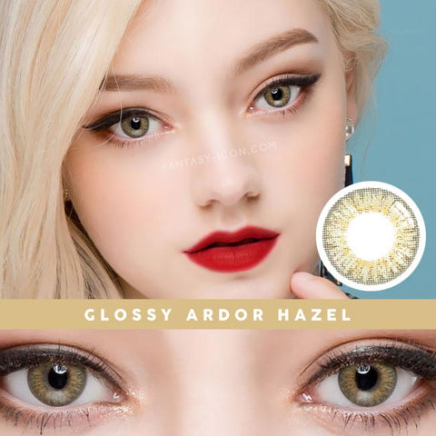 Innovision Glossy ardor Hazel contacts