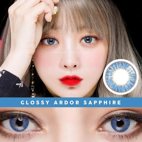 Innovision Glossy Ardor Sapphire Blue contacts