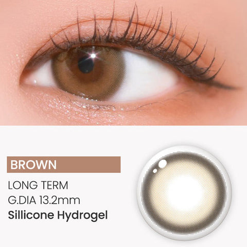 Toric brown lens grace coco Siliconehydrogel