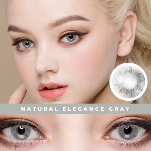 Inno Color Natural elegance Grey contacts | UV Blocking lenses