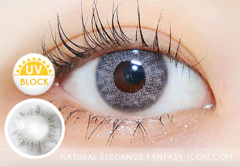 Natural elegance Grey contacts