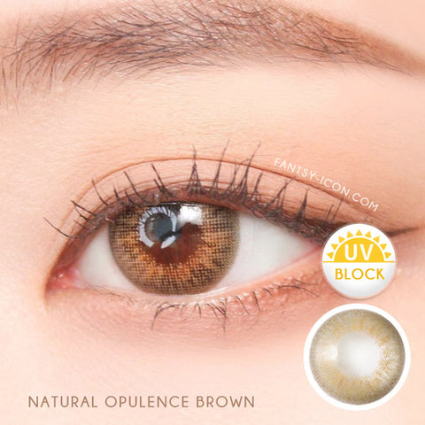 Natural opulence brown contacts | UV Blocking