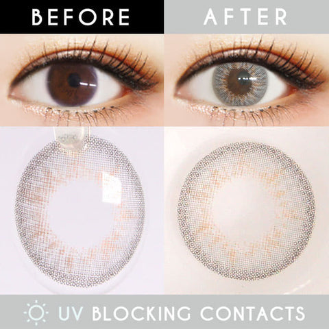 Innovision Natural Opulence Gray Contacts | UV Blocking