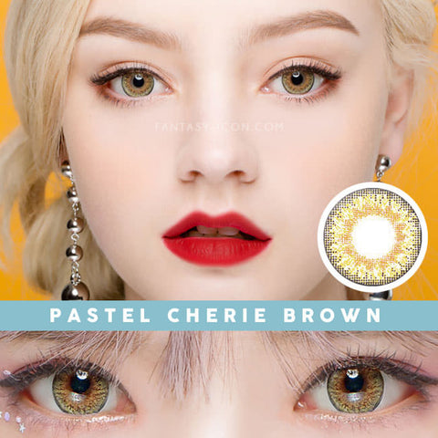 Pastel Cherie Brown colored Contacts