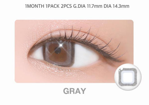 Square gray contacts