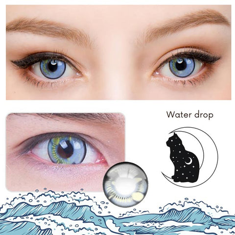 Cosplay Gray Contacts Grey Lenses