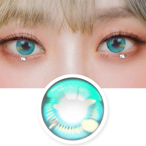 Water Drop Cosplay Green Contacts | Aqua Lenses | Coscon Anime Lenses