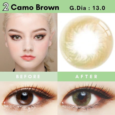 ZICO Lens Camo Brown CONTACTS