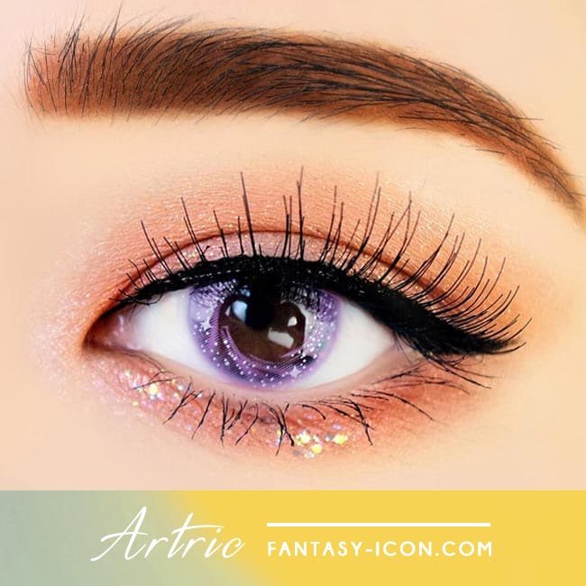 Galaxy 4 Lenses Artric Star Purple Violet Colored Contacts Fantasy