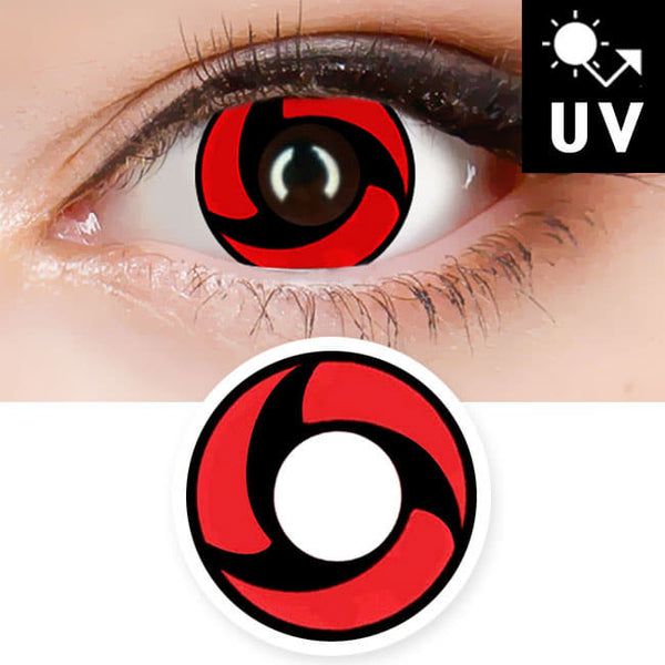 Anime Cosplay Red cross halloween contact lenses crazy