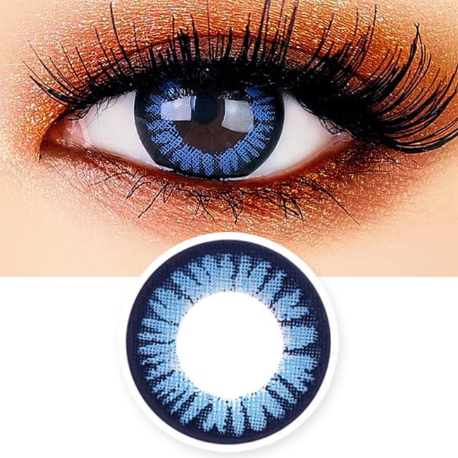 Blue Toric Lens Juicy Cara Colored Contacts For Astigmatism Fantasy Icon 