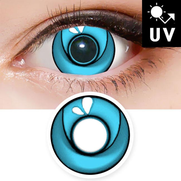 glowing blue eyes contacts