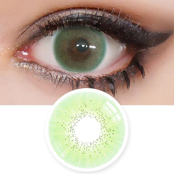 KJHBV 20pcs Green Contacts for Eyes Earrings Decorative Glass