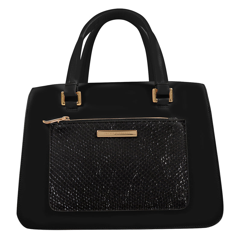 Jorge Bischoff JBLF02073A04 Handbag in black pattent leather