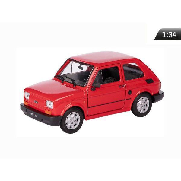 Welly Fém autó 1:34 - Fiat 126 - piros