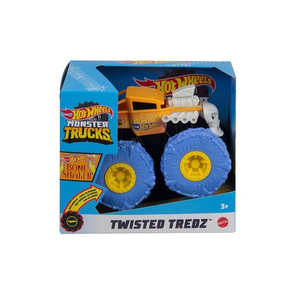 Hot Wheels Monster Truck lendkerekes járgány - Bone Shaker - narancs