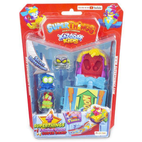 SuperThings Kazoom Kids 4 figura csúszkával - Fearsoma Fighters