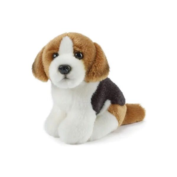 Plüss beagle kutyus - 14 cm-es