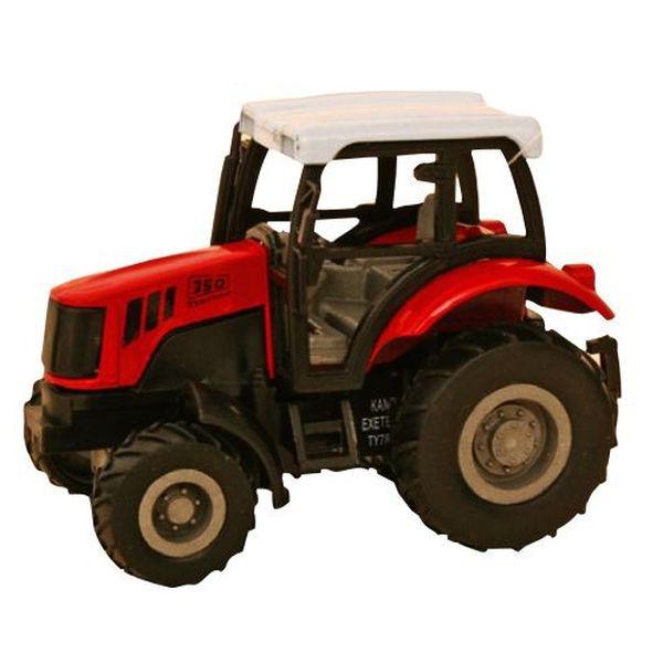 Diecast traktor - piros