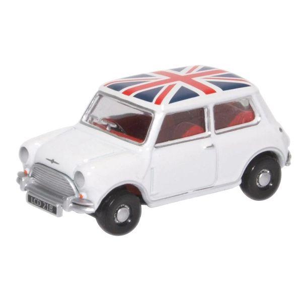 Union Jack Mini Cooper Boxed - fehér