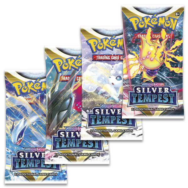Pokémon - Sword & Shield 12 Silver Tempest kártyacsomag - 10 db-os
