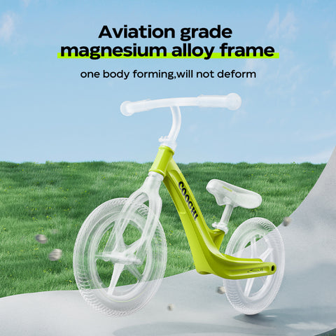 S3 balance bike uses aviation grade magnesium alloy