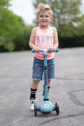 Cooghi V1 pro Scooter suitable for 3-8 years old boys and girls available handle 3-speed adjustable height aluminum