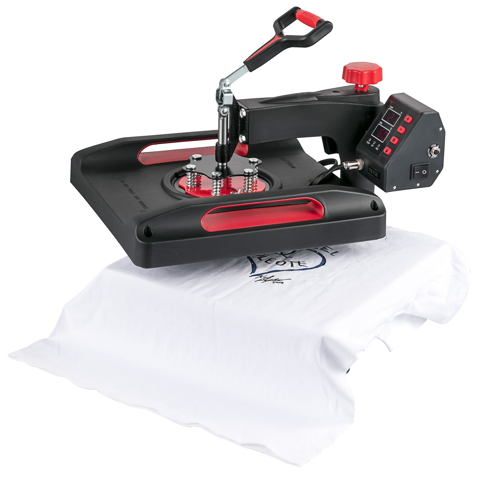 Vevor Heat Press Machine Sublimation Machine 15 X 15 Inch 8 In 1 Red H Vevor Us 8494